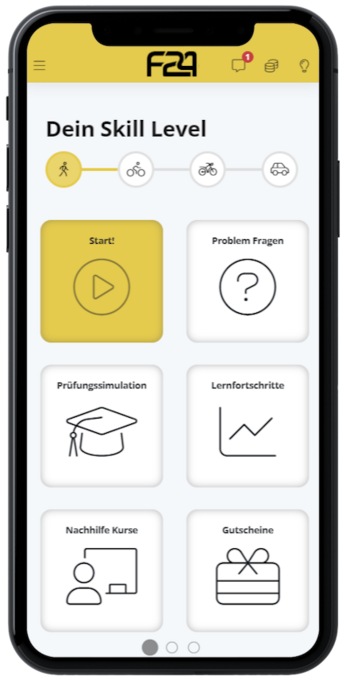 Handy App für den Theorieunterricht wie in der Fahrschule